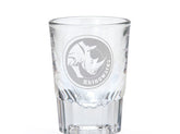Rhino Shot Glass 2oz Lined